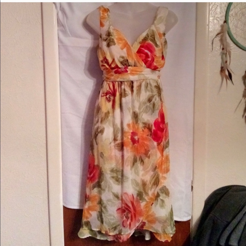 Maternity floral dress